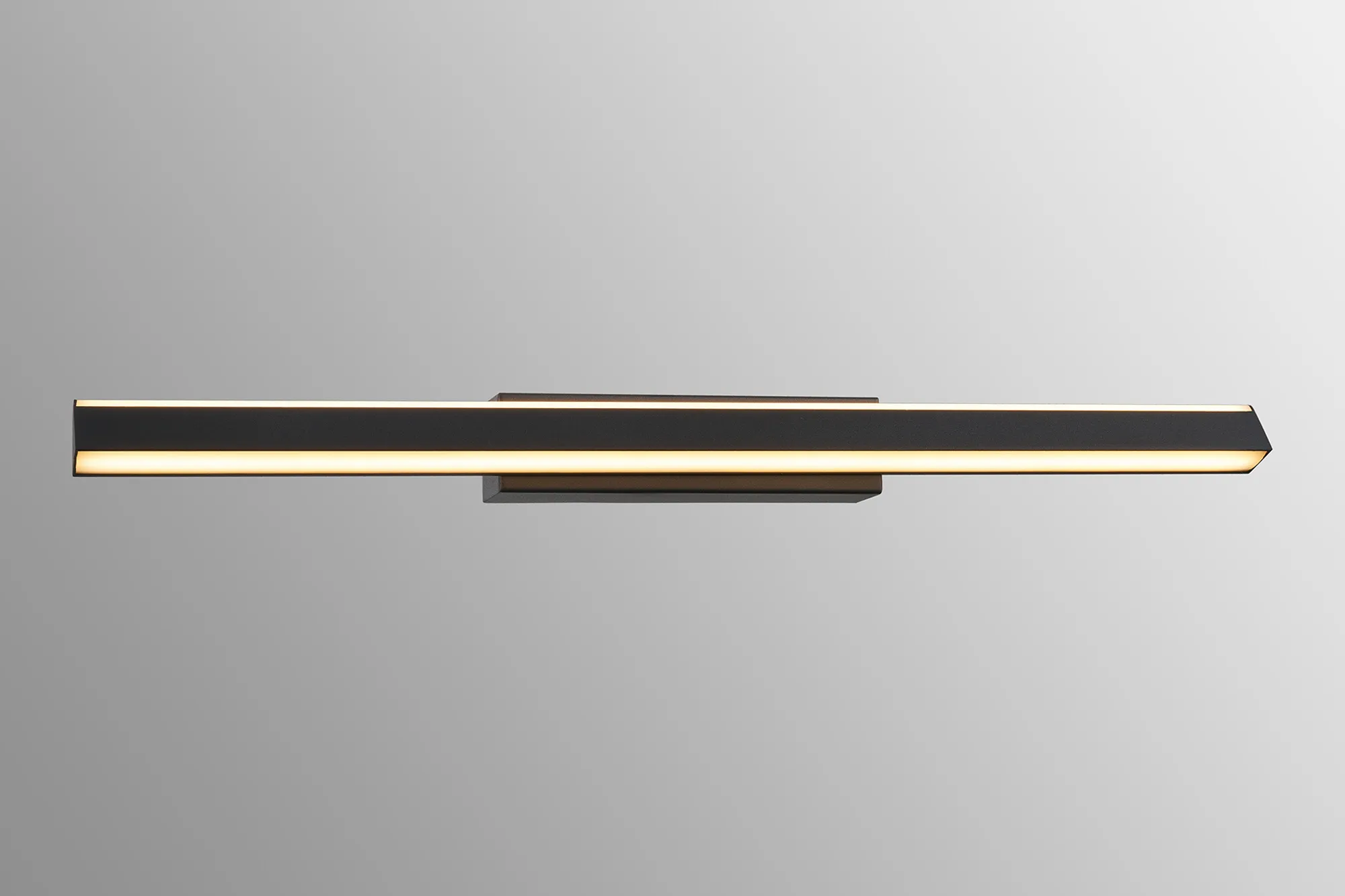 Lineal Sand Black Wall Lights Mantra Flush Wall Lights
